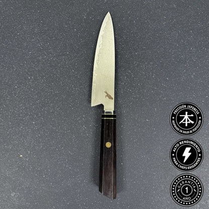 Cuchillo Puntilla de Acero Damasco 27cm "Iwa"
