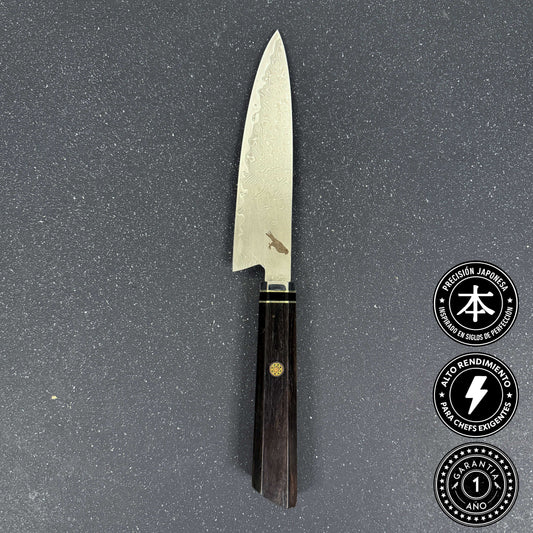 Cuchillo Puntilla de Acero Damasco 27cm "Iwa"