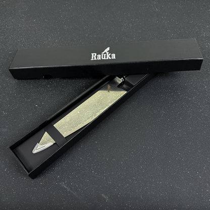 Cuchillo Kiritsuke de Cocina de Acero Damasco 34 cm Kiru Rauka, vista adicional 2