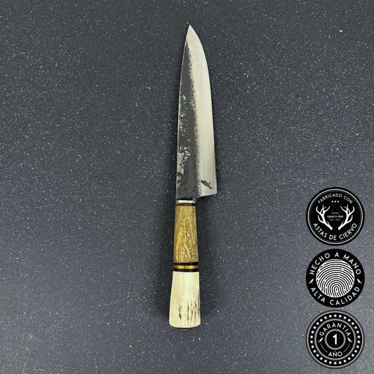 Mango de asta de ciervo del Cuchillo de Cocina 28cm "Jilguero"