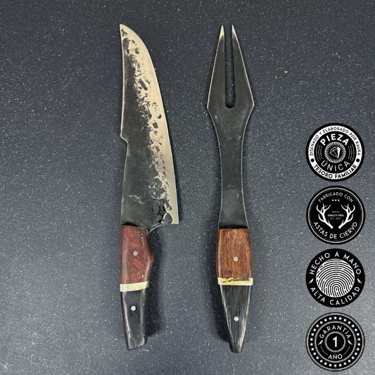 Cuchillo Parrillero 36cm "Tucúquere" + Pincho