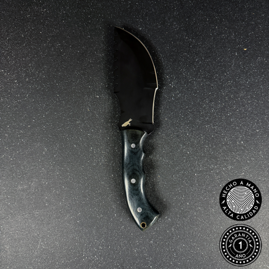 Cuchillo Tracker de Supervivencia 25 cm Torres del Paine Negro Rauka
