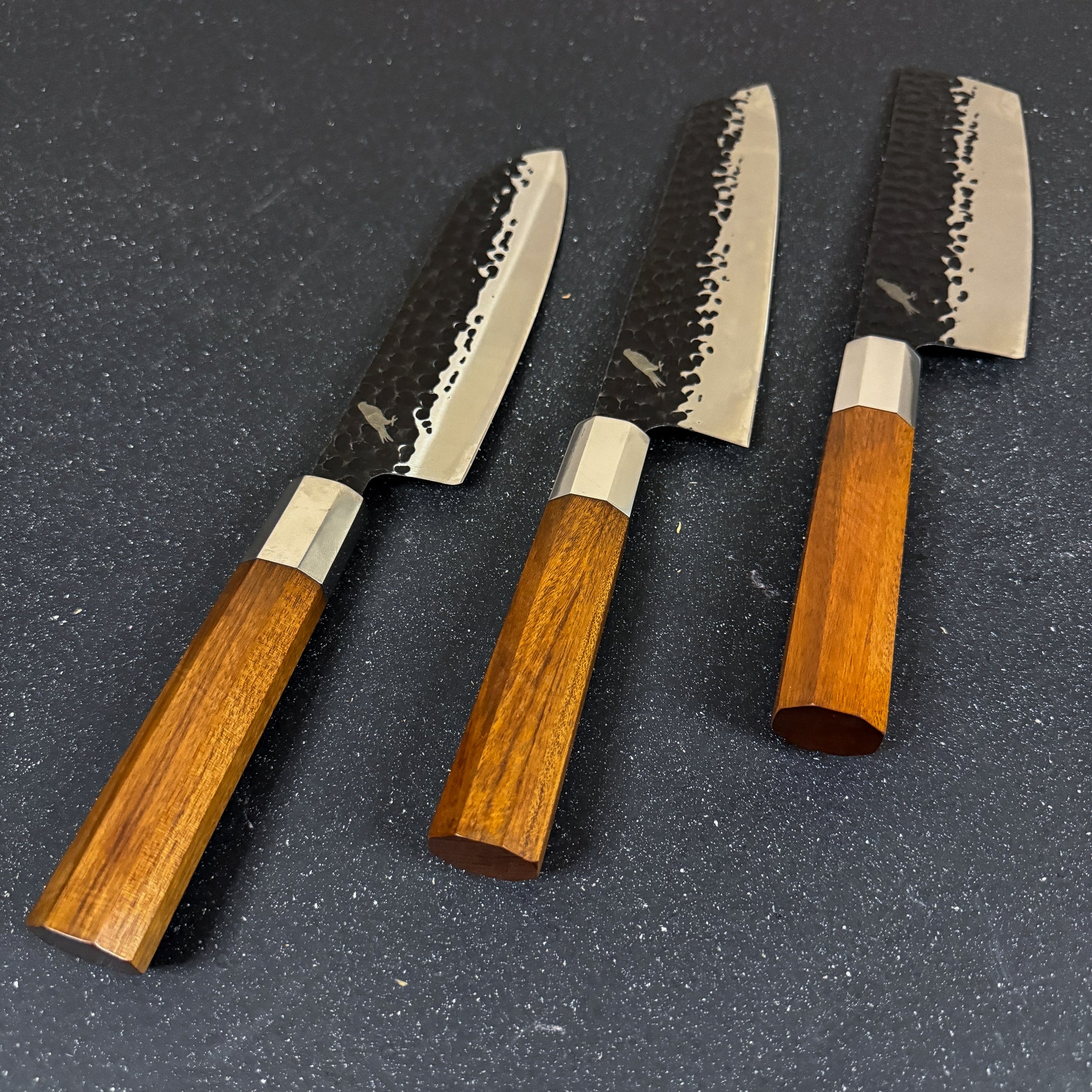 Cuchillos de cocina premium estilo japonés Nakiri Santoku Kiritsuke Rauka