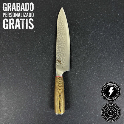 Cuchillo Parrillero de Acero Inoxidable 33cm "Huemul"