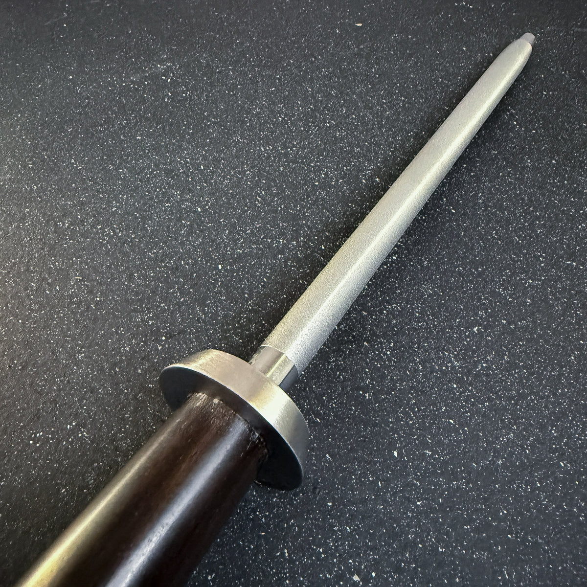 Chaira Diamantada para Afilar Cuchillos con Mango de Ebano