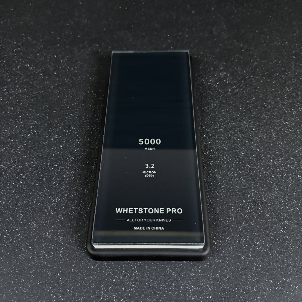 Piedra para Afilar Cuchillos Doble Grano 1000/5000 con Base
