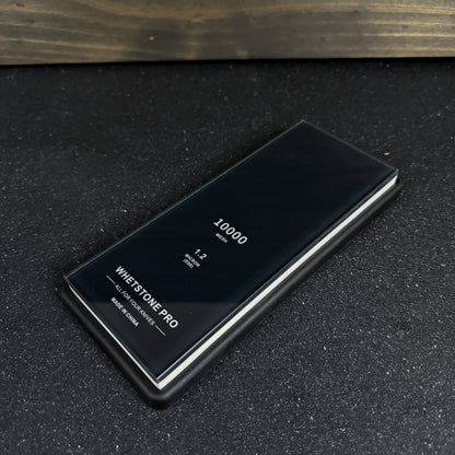 Piedra para Afilar Cuchillos Doble Grano 3000/10000 con Base