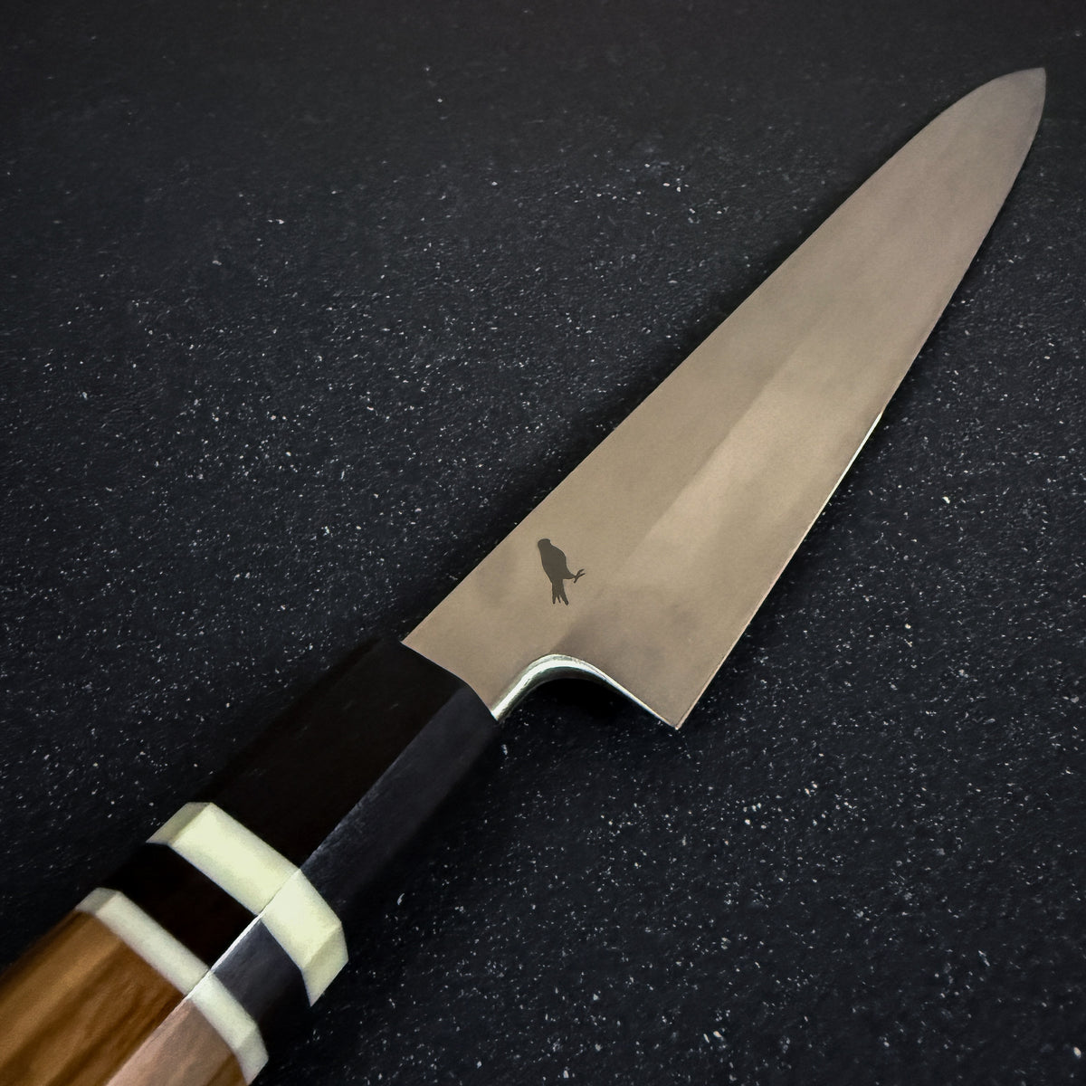 Cuchillo Sashimi Yanagiba Japones de Acero 10Cr15CoMoV "Shiranami"