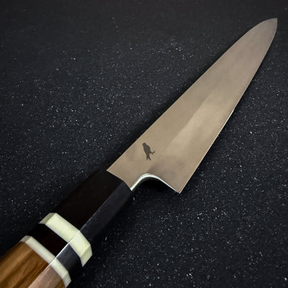 Cuchillo Sashimi Yanagiba Japones de Acero 10Cr15CoMoV "Shiranami"