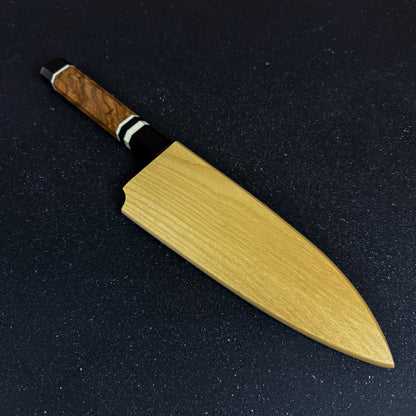 Cuchillo Deba Japones de Cocina de Acero 10Cr15CoMoV "Kuroshio"