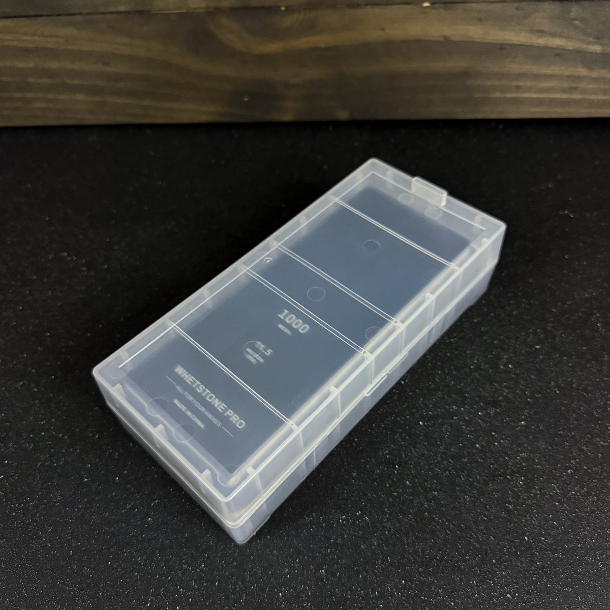 Piedra para Afilar Cuchillos Doble Grano 1000/5000 con Base