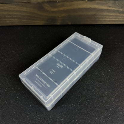 Piedra para Afilar Cuchillos Doble Grano 1000/5000 con Base