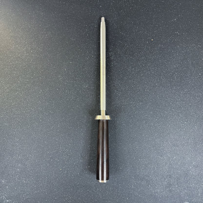 Chaira Diamantada para Afilar Cuchillos con Mango de Ebano