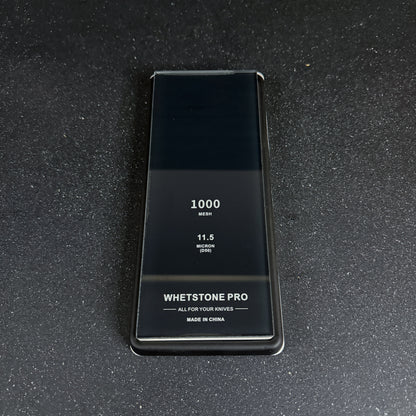 Piedra para Afilar Cuchillos Doble Grano 1000/5000 con Base