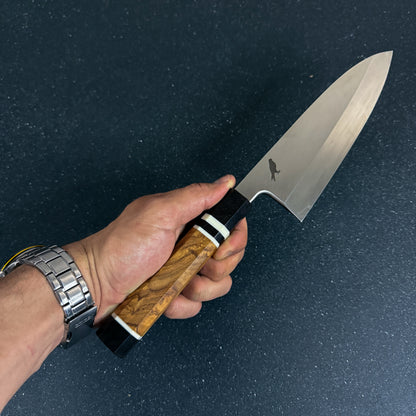 Cuchillo Deba Japones de Cocina de Acero 10Cr15CoMoV "Kuroshio"