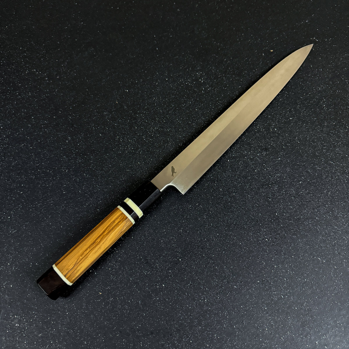Cuchillo Sashimi Yanagiba Japones de Acero 10Cr15CoMoV "Shiranami"
