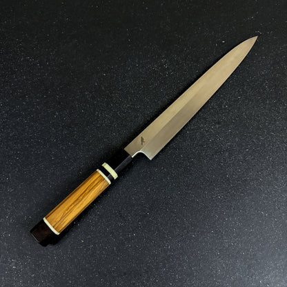 Cuchillo Sashimi Yanagiba Japones de Acero 10Cr15CoMoV "Shiranami"