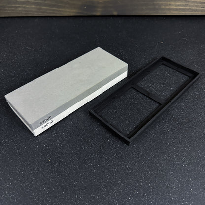 Piedra para Afilar Cuchillos Doble Grano 3000/8000