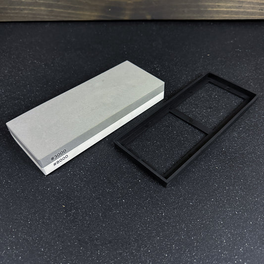 Piedra para Afilar Cuchillos Doble Grano 3000/8000