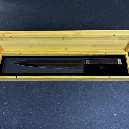 Cuchillo Trinchador de Cocina de Acero Damasco "Sumi"