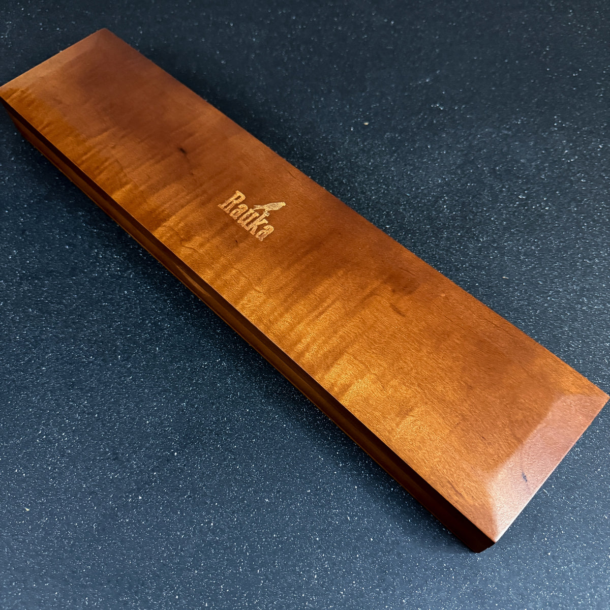 Cuchillo Santoku de Cocina de Acero Damasco con Cobre "Kohaku"