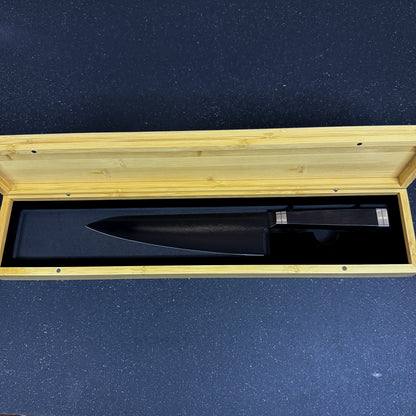 Cuchillo de Chef de Cocina de Acero Damasco "Kage"
