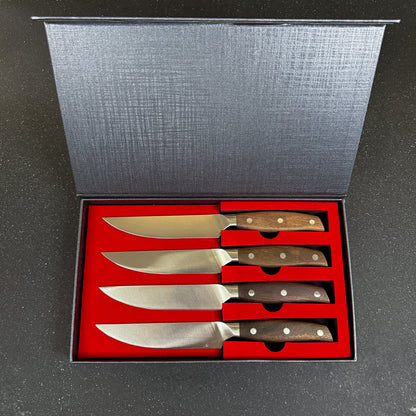 Set de 4 Cuchillos de Mesa de Acero Inoxidable "Sollipulli"