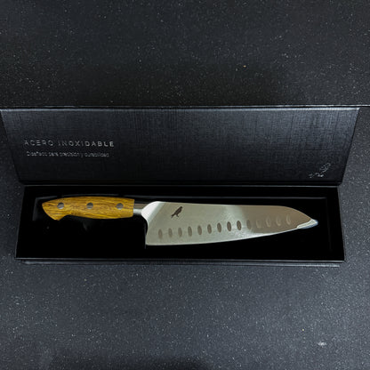 Cuchillo de Chef con Alveolos de Acero Inoxidable "Tapaca"