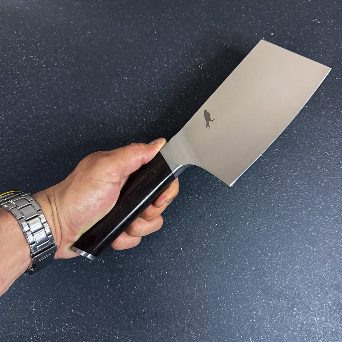 Hacha de Cocina Cleaver de Acero Inoxidable "Plomo"