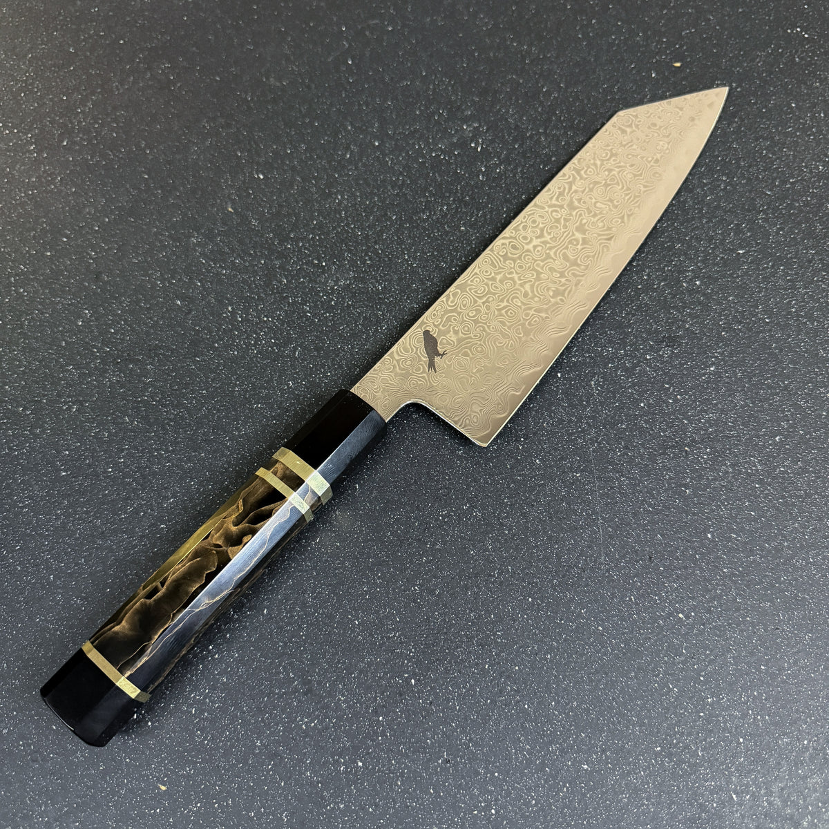 Cuchillo Kiritsuke de Cocina de Acero Damasco con Nucleo ZDP189 "Zanshin"