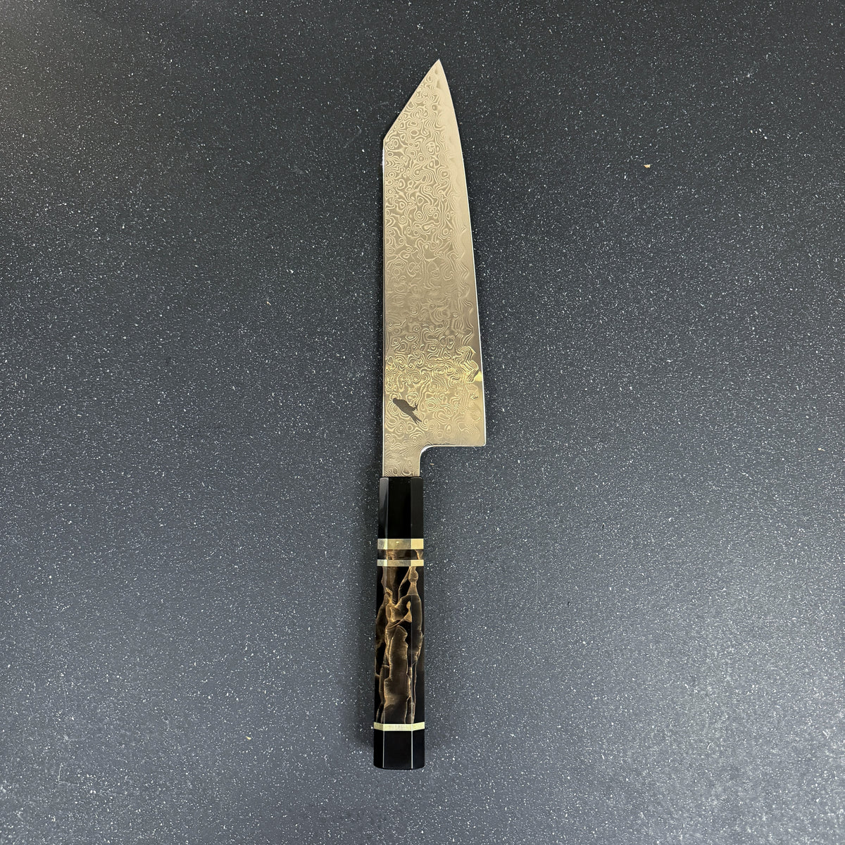 Cuchillo Kiritsuke de Cocina de Acero Damasco con Nucleo ZDP189 "Zanshin"