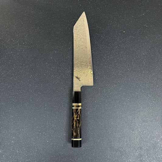 Cuchillo Kiritsuke de Cocina de Acero Damasco con Nucleo ZDP189 "Zanshin"