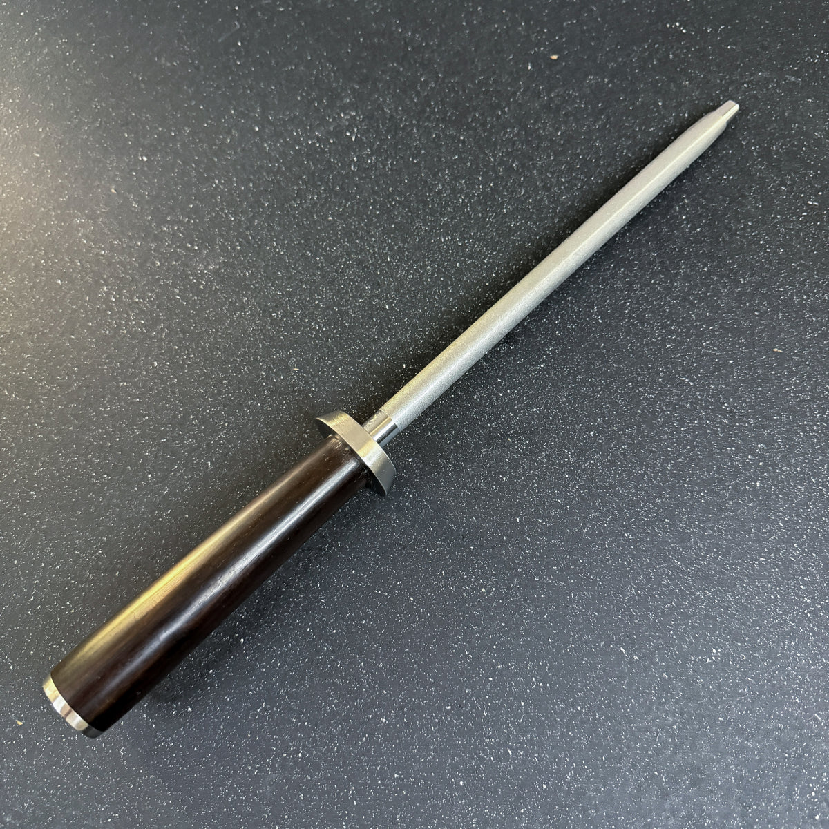 Chaira Diamantada para Afilar Cuchillos con Mango de Ebano