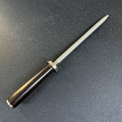Chaira Diamantada para Afilar Cuchillos con Mango de Ebano
