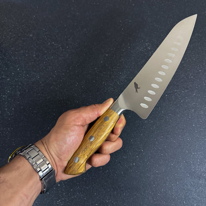 Cuchillo de Chef con Alveolos de Acero Inoxidable "Tapaca"