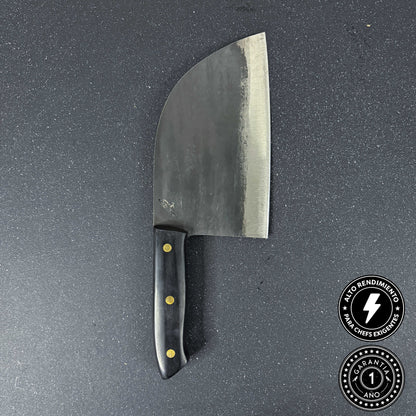 Hacha Serbian de Cocina Forjada Acero al Carbono 29 cm Manquehue Rauka