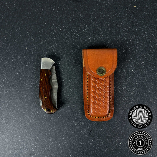 Navaja de Acero Damasco 20 cm Trancura Rauka