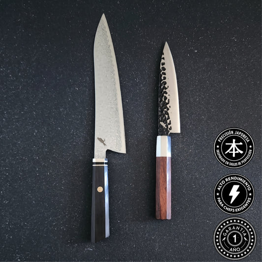 Pack 2 Cuchillos de Cocina "Taku" / "Kawa"