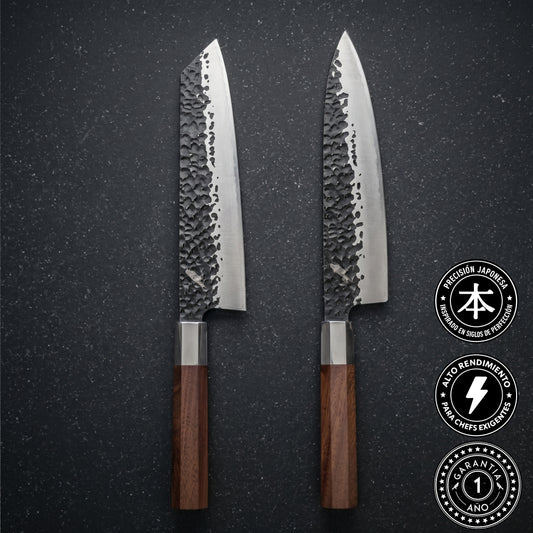 Pack de cuchillos japoneses Kiritsuke  Chef en acero inoxidable