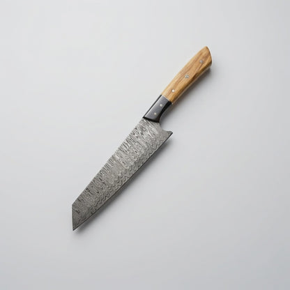 Cuchillo de Cocina de Acero Damasco 33cm "Maihue"