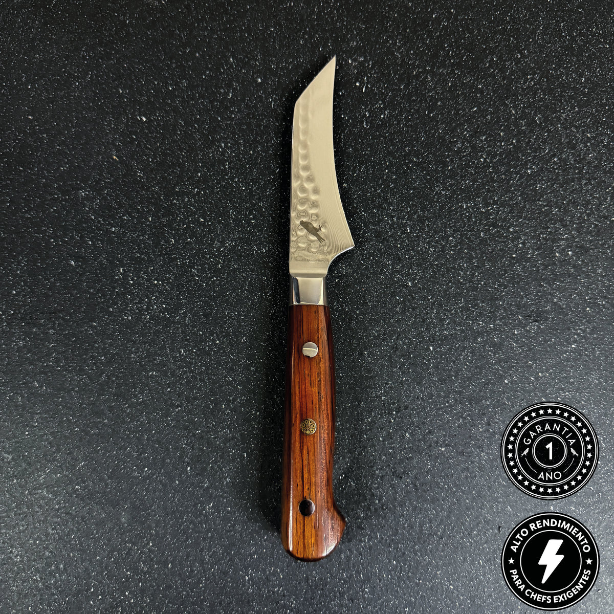 Cuchillo Puntilla de Cocina de Acero Damasco 20cm "Arenales"