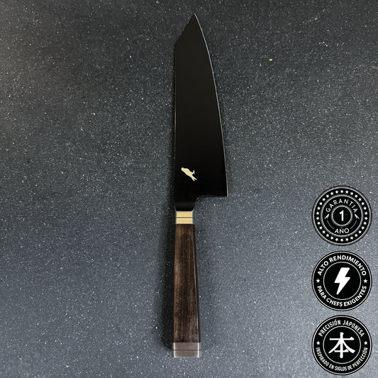 Cuchillo Kiritsuke de Cocina de Acero Damasco 34,5cm "Yoru"