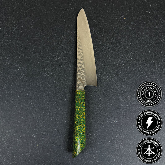 Cuchillo de Chef de Cocina de Acero Damasco 34cm "Hisui"