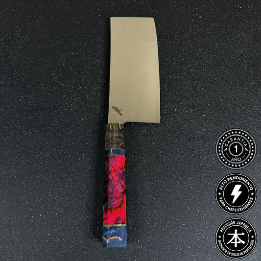 Hacha de Cocina de Acero Damasco 30cm "Botan"