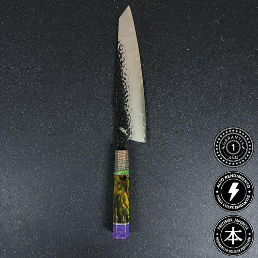 Cuchillo Kiritsuke de Cocina de Acero Damasco 39cm "Takumi"