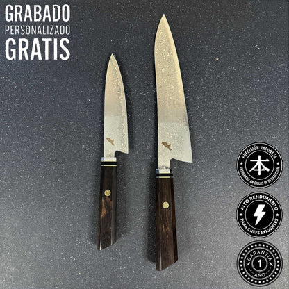 Pack 2 Cuchillos Japoneses "Taku" / "Iwa"