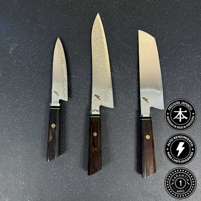 Pack 3 Cuchillos Japoneses "Taku" / "Tora" / "Iwa"