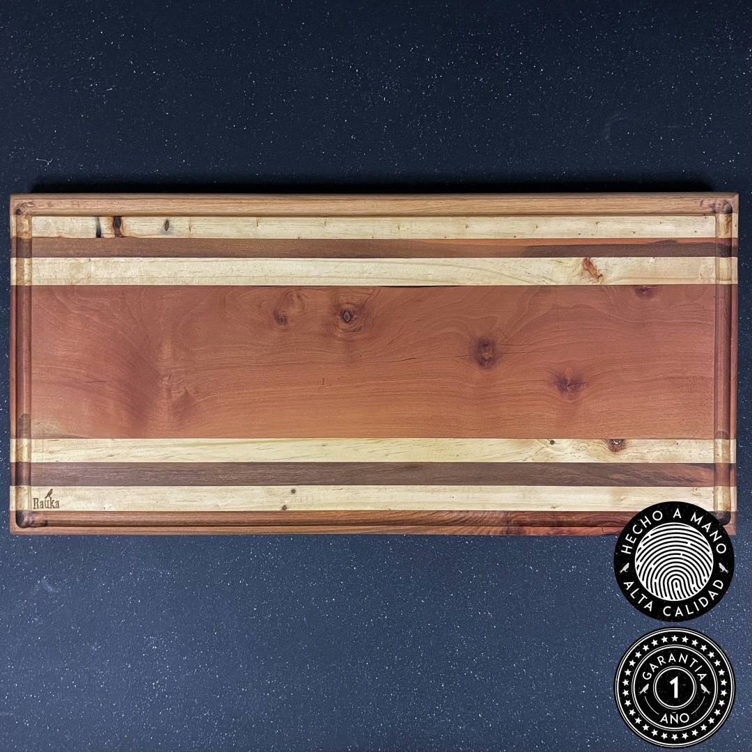 Tabla Parrillera de Roble Ensamblada 55x25 cm Rauka