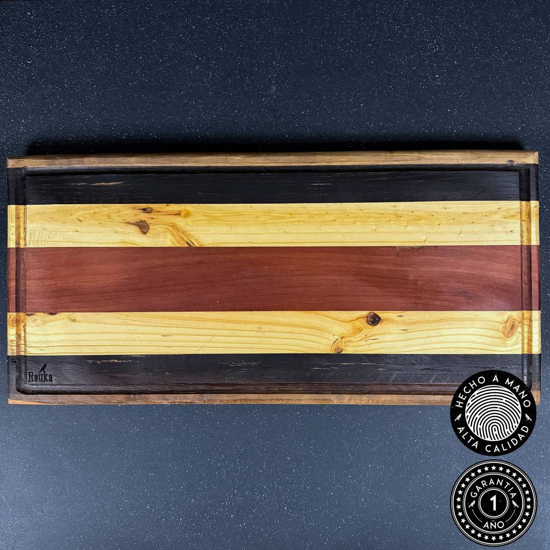 Tabla Parrillera de Roble Ensamblada 55x26 cm Rauka